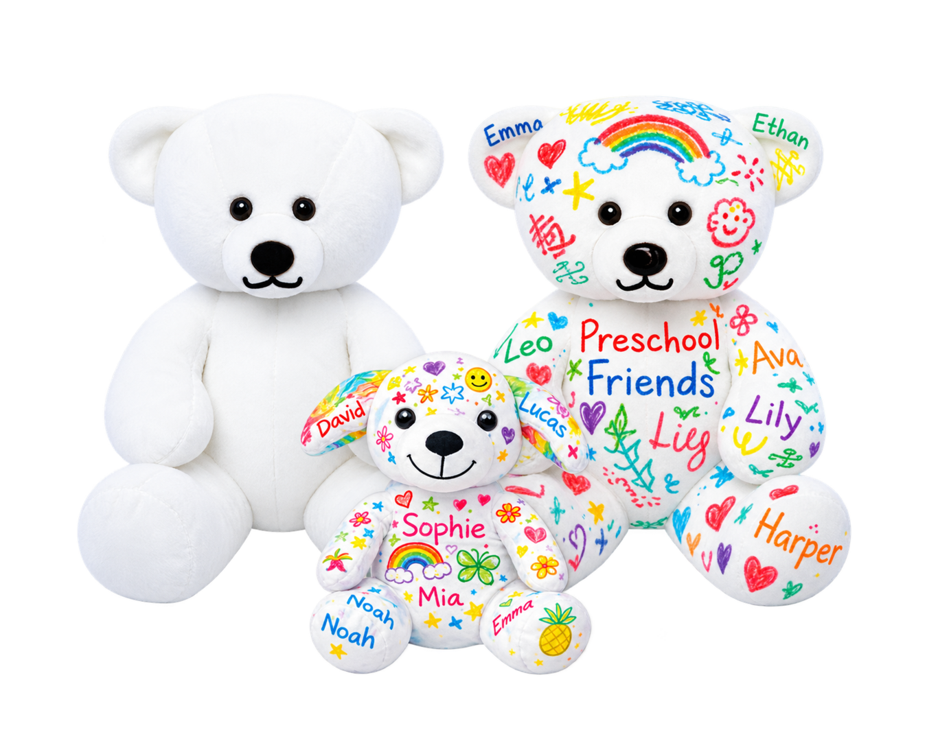 Doodle Bear Workshop plush toys from Noah's Ark Animal Workshop.