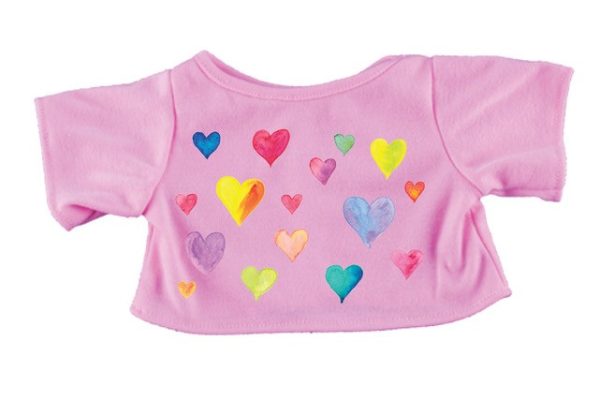 Pink T-shirt With Hearts